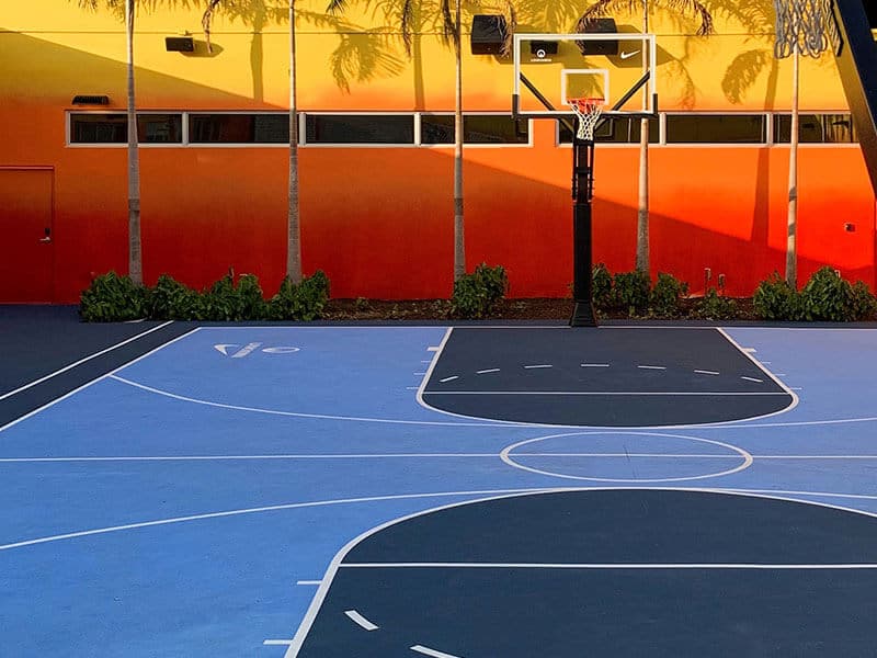 new basketball court