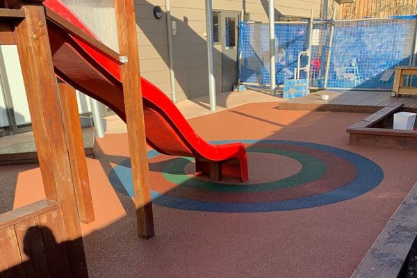 child care Playground renovation wet rubber